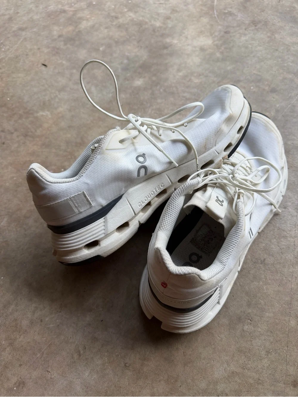 On cloud Nova Running Men's White Athletic Cloudtec Sneakers